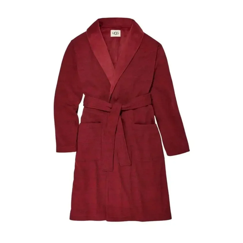 UGG Robinson Men's Heather‎ Red Robe NEW! SZ M/L